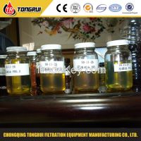 high Vacuum Waste Black engine oil purifier, oil purification