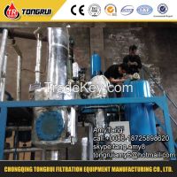 waste oil to usable car oil distillation refinery machine for yellow base oil