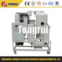 vacuum removing high water content(more that 50%) hydraulic oil lube oil recycling machine