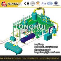 waste engine oil distillers oil recycling machine
