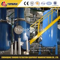 Used tyre plastic rubber Pyrolysis Regeneration distillation equipment