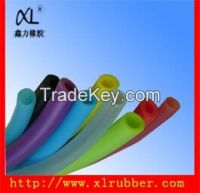 high quality solored Silicone rubber tube /silicone rubber for high temperature furnace