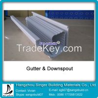 pvc gutter/rainwater for roof system from chinese manufacturer