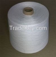100% Spun polyester cone yarn/hank yarn raw&colors(YiZhen virgin bright)