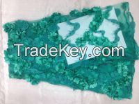 3D lace fabric, flower lace fabric, Beads lace fabric