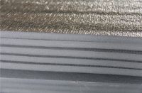 fireproof aluminized foil EPE woven cloth fabric protective cushioned resistance polythene foam roof insulation