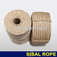 The most Popular Nature color Twisted 3-Strand Sisal Rope for sale