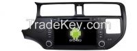 2 Din touch screen car dvd player for Android 4.2 Kia Rio