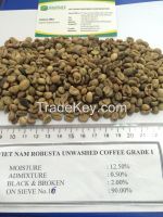 VIETNAM ROBUSTA COFFEE BEANS grade 1 screen 16