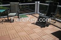 Wood plastic composite ( WPC ) flooring tile