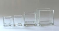 Sell Square Glass Candle Holders