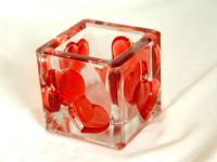 Sell Square Glass Candle Holder