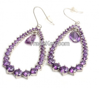 High quality Cubic AAA zirconia drop earrings