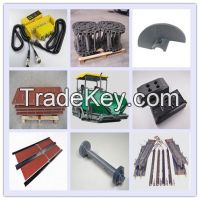 Cheap price spare parts for asphalt paver, milling machine, road rolle