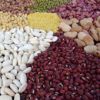 small red bean, kidney bean, white kindey beans, mung bean, green pea