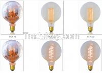 incandescent bulbs Gold Splendid effect warm yellow light bulb G125 e27 edison base