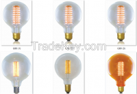 nostulgic bulb antique globe G80 Edison Bulbs E26/B22/E27 110-240V LED light bulbs