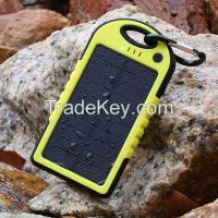 Best selling, new design solar charger 5000mah