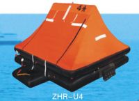 Sell throw-over type inflatable life raft for yacht