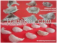 100% pure natural unprocessed raw swiftlet nest (bird nest)