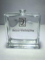 regular 100ml square glass bottle