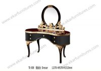 Antique dresser luxury european vanity dresser with mirror