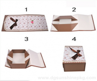 Exquisite collapsible paper box