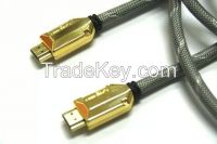 MINI HDMI cables 1.4v  male to male  with nylog net