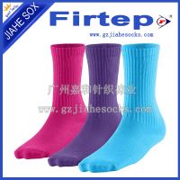 China made polyester/cotton sport socks