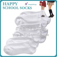 guangzhou student socks manufacturer, wholesale custom school sock