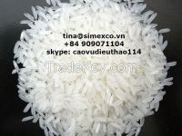 Jasmine/ Fragrant/Long Grain/white grain rice 5 % broken. skype: caovudieuthao114