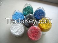 pvc plastic particles