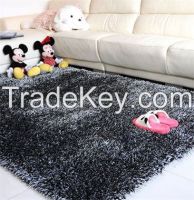 Home Decoration and Hotel High Quality Hand Made Tufted Plain Color Stretch Yarn Shaggy Carpet