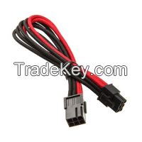 6Pin Pcie Sleeved Computer Power cable Harness