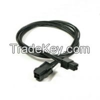 Black Computer CPU 4pin ATX Power Supply Cable Assembly