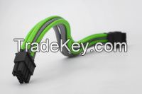 8pin Female to Male PSU Sleeving Cable Harness