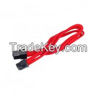 6pin Red Sleeved PCI-E Power Extension Cable
