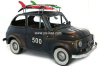 Sell vintage model car ( 1968 BLUE FIAT 500L 1:12-SCALE)