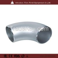 ASME sch 40 lr stainless steel 316ss 90 degrees butt welded elbow