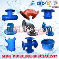 ductile iron pipe fittings, DI pipe fittings