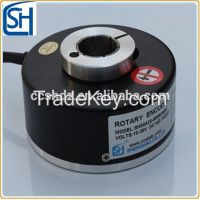 ZKE4008 80mm Hollow Shaft Rotary Encoder, 80mm Hollow Stop Motor Encoder, 8mm Optical Incremental Rotary Encoder (IBEST)