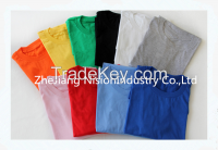 plain cotton t-shirt with different colors