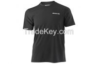 black t shirt with white logo design custom personality