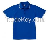 POLO SHIRTwith strip cuff on sleeve and collar