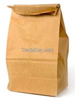 Customized Take Away Food Package Kraft Paper Bag