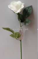 18 inch real touch PU artificial flowers rose wedding decoration