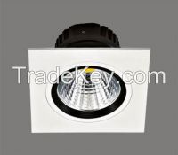 High Quality 10W LED grille light COB 100-240V grid light bean light down light