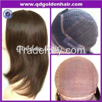 Golden Hair High Quality Virgin Remy Brazilian Human Hair Lace Front Wig