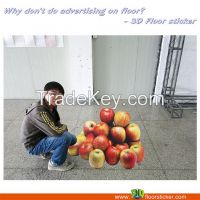 3D Floor Sticker for Supermarket advertising