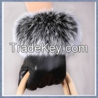 Sell Fashion Rabbit Fur Leather Glove